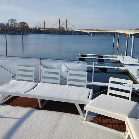 Houseboat Water King Apartament Plywajacy Dom Na Wodzie, 7 Os Wrocław Buitenkant foto