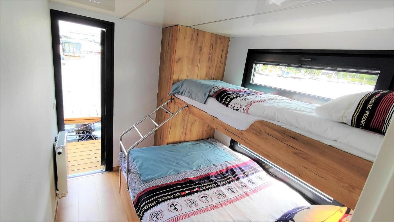Houseboat Water King Apartament Plywajacy Dom Na Wodzie, 7 Os Wrocław Buitenkant foto