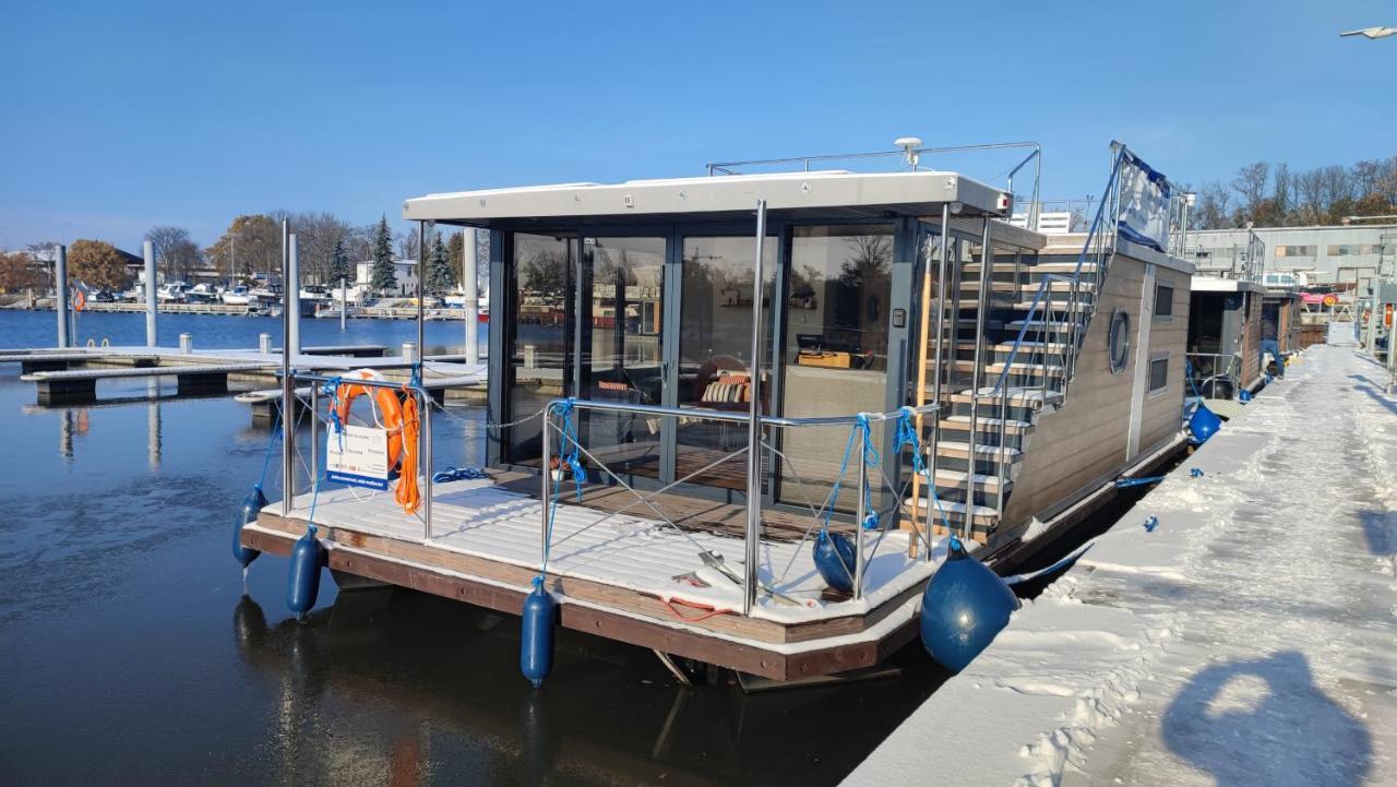 Houseboat Water King Apartament Plywajacy Dom Na Wodzie, 7 Os Wrocław Buitenkant foto